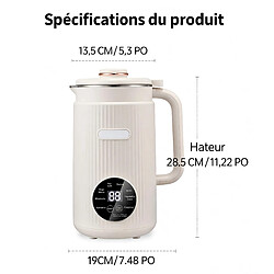 ByteLike Mini mélangeur machine à lait de soja multifonction pas cher