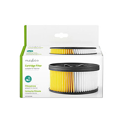Nedis Cartouche Filtrante F8 pour Aspirateur Kärcher WD 4 / WD 5 Noir / Jaune pas cher