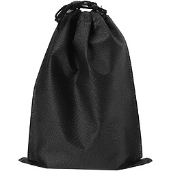 INF Sacs de rangement avec cordon de serrage, paquet de 5, 15 × 20 cm, noir pas cher