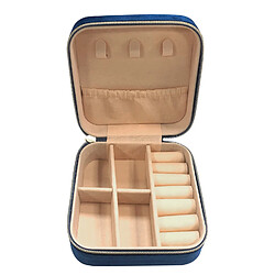 Avis INF Boîte à bijoux portable en velours DarkBlue