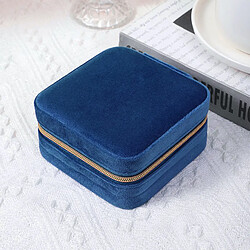 Acheter INF Boîte à bijoux portable en velours DarkBlue