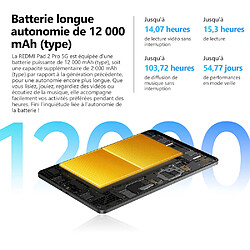 Tablette - XIAOMI - REDMI Pad 2 Pro 5G - Écran 12,1" 2,5K - 128 Go - Processeur 4 nm pas cher