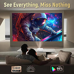 Acheter ByteLike Blanc Vidéoprojecteur portable miniature compatible 1080P