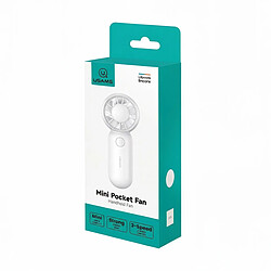Usams Mini Ventilateur Portable 3 Vitesses 500mAh Rechargeable USB-C Compact Blanc pas cher