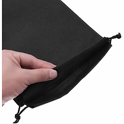 Acheter INF Sacs de rangement avec cordon de serrage, paquet de 5, 15 × 20 cm, noir