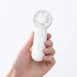 Acheter Usams Mini Ventilateur Portable 3 Vitesses 500mAh Rechargeable USB-C Compact Blanc