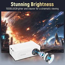 Avis ByteLike Blanc Vidéoprojecteur portable miniature compatible 1080P