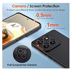 Acheter Htdmobiles Coque pour Motorola Edge 70 Pro 5G - housse etui silicone gel fine + film ecran - NOIR