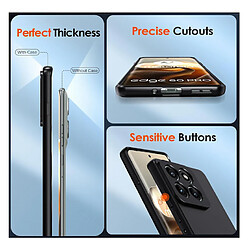 Avis Htdmobiles Coque pour Motorola Edge 70 Pro 5G - housse etui silicone gel fine + film ecran - NOIR