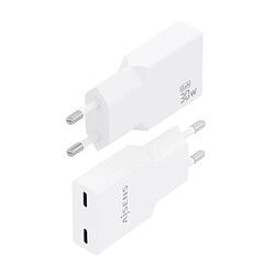 Avis AISENS A110-1003 Chargeur Mural GaN 30W 2 ports USB-C PD 3.0