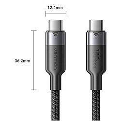 Avis Vention Câble USB-C vers USB-C 100W 10Gbps 4K 60Hz 1m Blanc