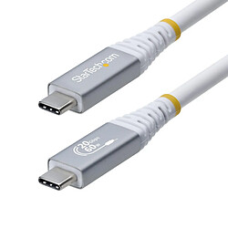 Startech.com Câble USB4 USB-C vers USB-C - Blanc pas cher