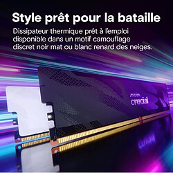 Acheter Crucial Pro OC 32 Go (2x16 Go) DDR5 6400 MHz CL38 Blanc