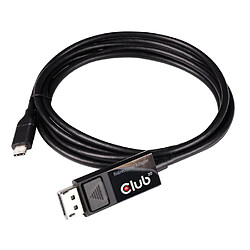 Avis Câble Adaptateur Club 3d Usb-c Vers Displayport Noir 1,8 M