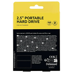 Avis Intenso Portable Hard Drive 1 To