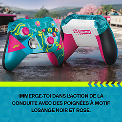 Manette sans fil Microsoft Forza Horizon 6 Édition limitée pour Xbox et PC pas cher