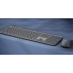 Avis Logitech pack clavier souris sans fil - Gris