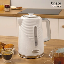 Avis Briebe Elegance Ensemble Grille Pain Bouilloire 1,7L Cafetière Filtre Mousseur à Lait SKT1185WHT B