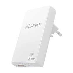 Avis Aisens Chargeur Mural GaN Ultra Mince 65W USB-C PD3.0 QC4.0 USB-A QC3.0 Blanc