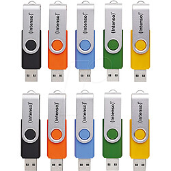 Avis Intenso Basic Line Multipack Clé USB 2.0 4 Go Lot de 10