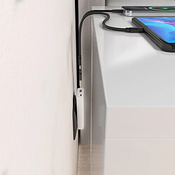 Aisens Chargeur Mural GaN Ultra Mince 65W USB-C PD3.0 QC4.0 USB-A QC3.0 Blanc pas cher