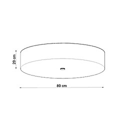 Avis Sollux Plafonnier Calala 80 blanc