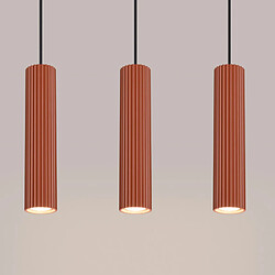 Acheter Sollux Lampe suspendue Elaen 3L rouge ocre