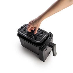 Hisense HAF2700DCD Friteuse à air chaud double panier 11 L 2700 W Noir pas cher