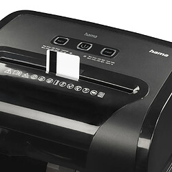 Hama Prime M100 Destructeur de documents Micro-coupe 62 dB 22 cm Noir pas cher