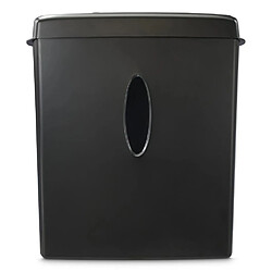 Hama Safe X100CD Destructeur de papier 460W - 15L - 11 feuilles - Coupe croisée P-4 - Noir pas cher