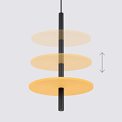 Acheter Sollux Lampe suspendue FELTRO 1 noir/jaune