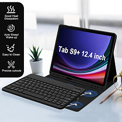Avis INF Étui de protection avec clavier pour Samsung Galaxy Tab Samsung Galaxy Tab S7+/S7 Plus