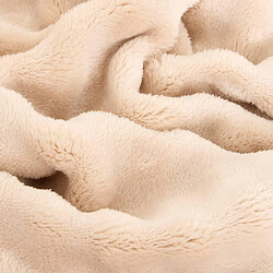 Avis Atmosphera Plaid Ondulé Uni Zephy 180x230cm Beige Lin