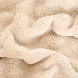 Avis Atmosphera Plaid Ondulé Uni Zephy 125x150cm Beige Lin