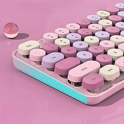 INF Ensemble Clavier et Souris Sans Fil 2.4G - Silencieux, Ergonomique, Alimenté par Piles, Co pas cher