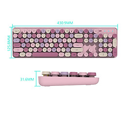 Acheter INF Ensemble Clavier et Souris Sans Fil 2.4G - Silencieux, Ergonomique, Alimenté par Piles, Co