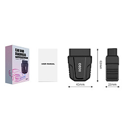 INF Outil de diagnostic automobile Bluetooth 5.4 OBDII - Analyse des défauts moteur et données pas cher