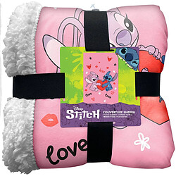 Acheter Disney plaid polaire Stitch & Angel – rose