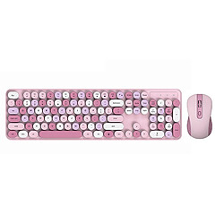 Avis INF Ensemble Clavier et Souris Sans Fil 2.4G - Silencieux, Ergonomique, Alimenté par Piles, Co