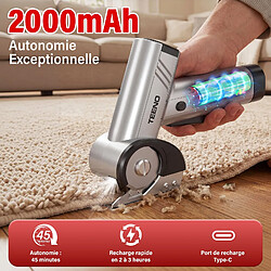 Acheter TEENO Ciseaux électriques sans fil 4,2V | 2 lames | Gris