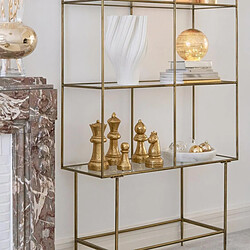 Avis Paris Prix Lot de 5 Pièces d'Échecs Déco Zorah 30cm Doré