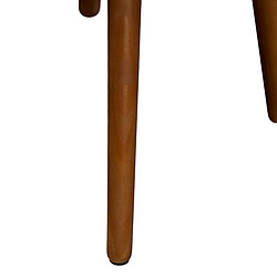 Acheter Atmosphera Table de Chevet Ronde Nysos 40cm Marron