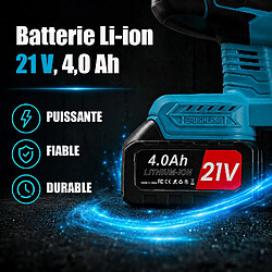 Acheter ByteLike Marteau perforateur sans fil 21V 3 fonctions SDS-Plus, 2 batteries 4Ah
