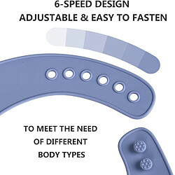 INF Bavoir Adulte Extra Large en Silicone avec Poche Réceptacle - Réutilisable et Imperméable pas cher