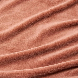 Avis Atmosphera Plaid Uni Microfibre Kiesa 180x260cm Terre de Rose