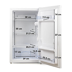 Avis PRIMO Elektro PR120FR Réfrigérateur Table Top - 88L - E - Blanc