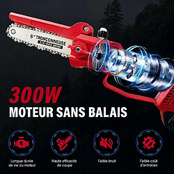 Generic Home Mini tronçonneuse sans fil 21V avec 2 batteries pas cher
