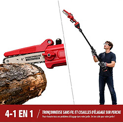 Acheter Generic Home Scie d'élagage sans fil 21V avec perche télescopique