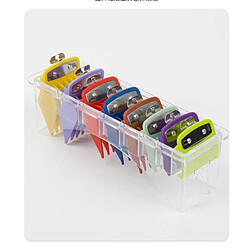 INF Set de 10 gardes-lames pour tondeuse – Peignes guides en PVC multicolores pour coupe préci pas cher