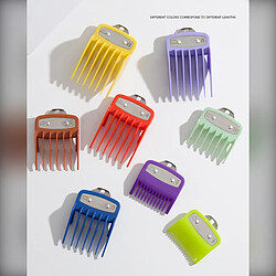 Avis INF Set de 10 gardes-lames pour tondeuse – Peignes guides en PVC multicolores pour coupe préci